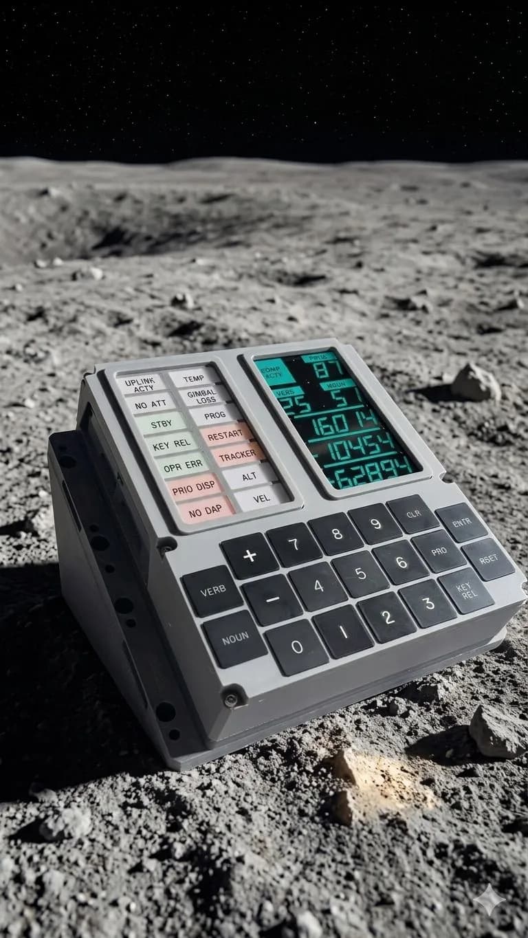 DSKY on the Moon